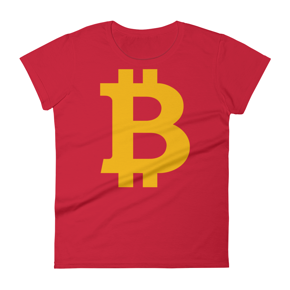 Bitcoin B Women's T-Shirt  zeroconfs Red S 