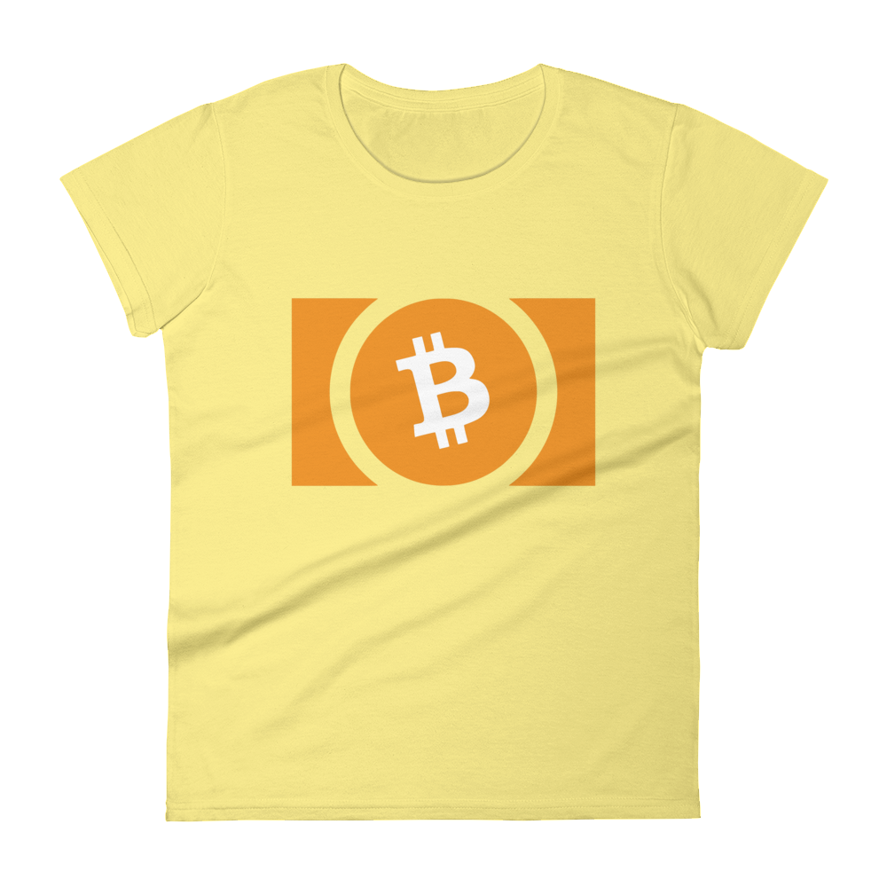Bitcoin Cash Women's T-Shirt  zeroconfs Spring Yellow S 