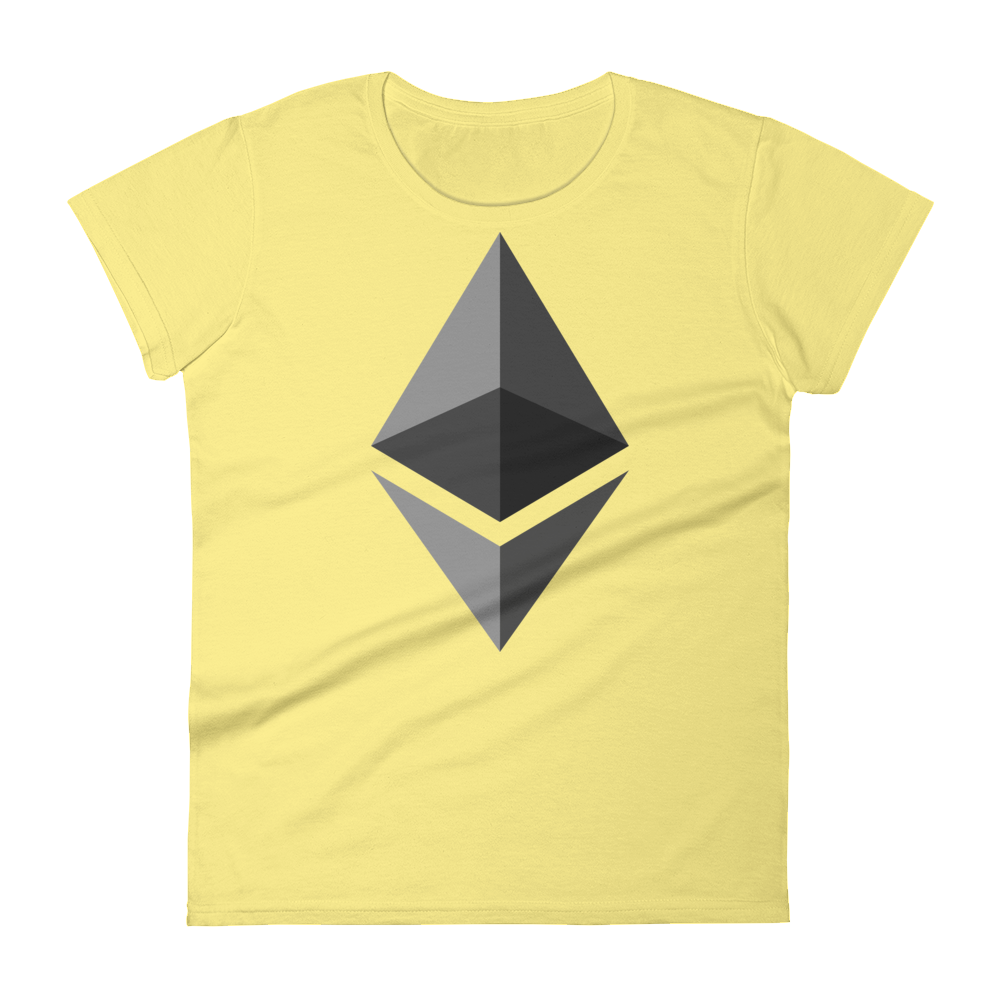 Ethereum Women's T-Shirt  zeroconfs Spring Yellow S 