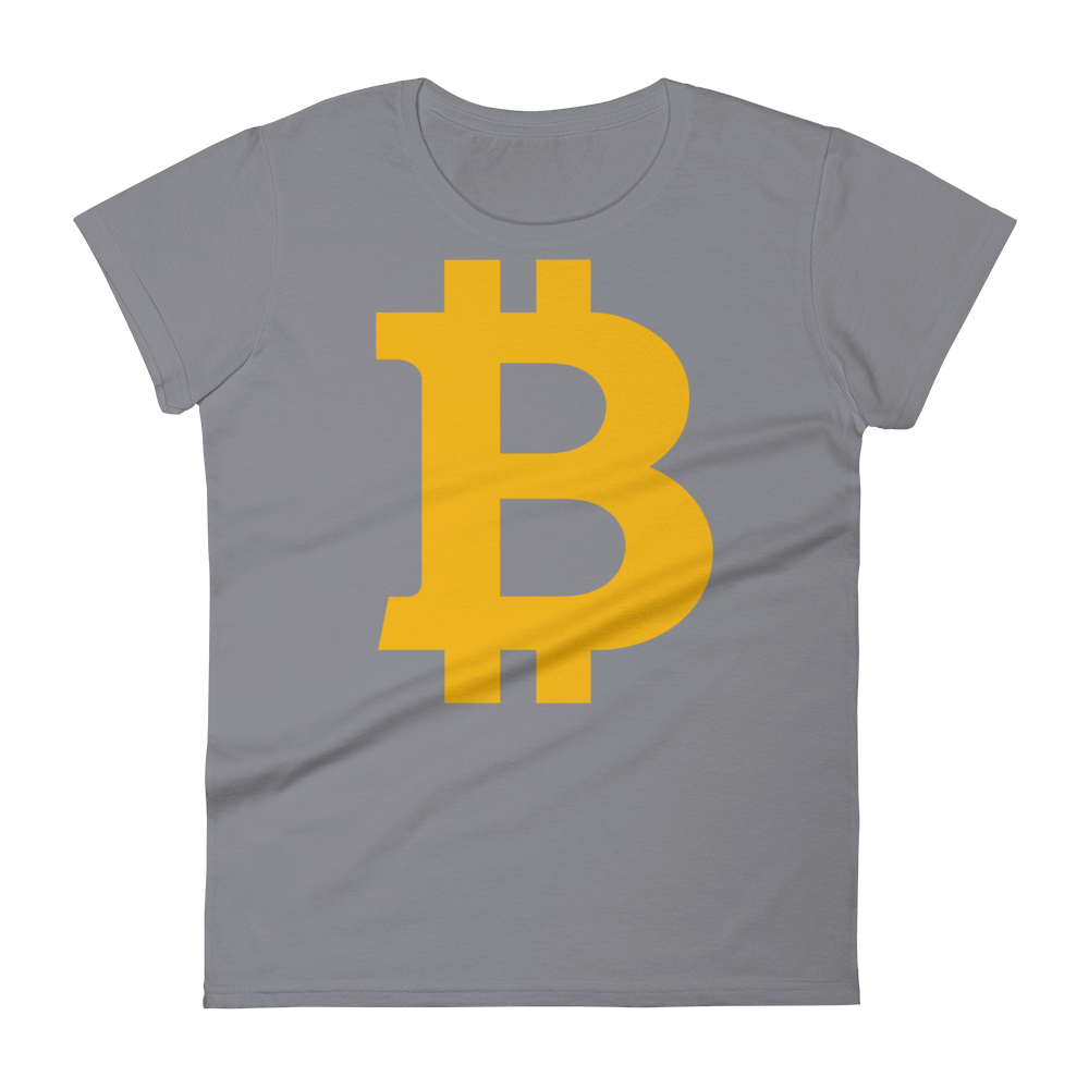 Bitcoin B Women's T-Shirt  zeroconfs Storm Grey S 