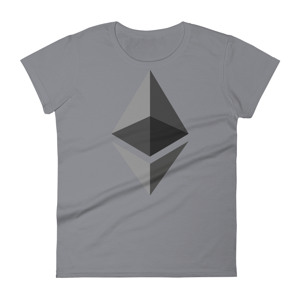 Ethereum Women's T-Shirt  zeroconfs Storm Grey S 