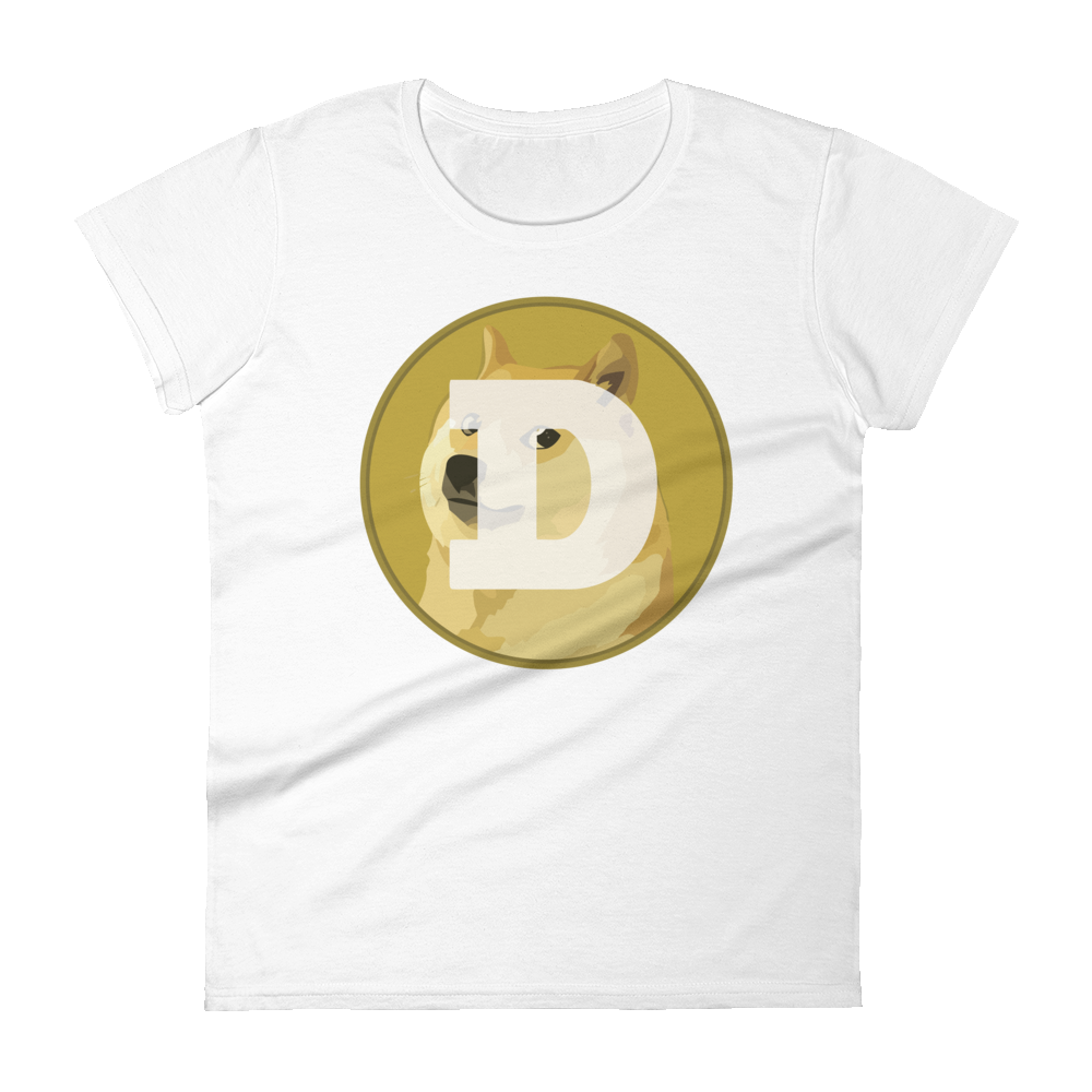 Dogecoin Women's T-Shirt  zeroconfs White S 