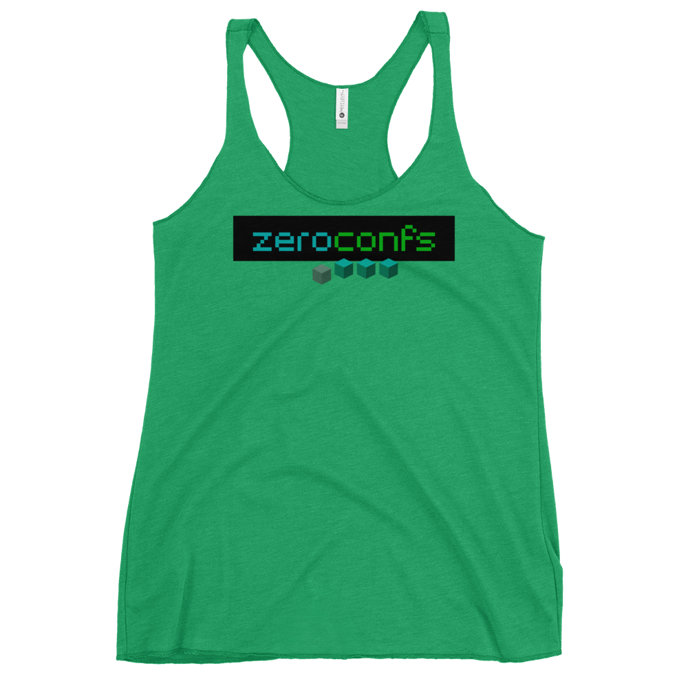Zeroconfs.com Women's Racerback Tank  zeroconfs Envy XS 