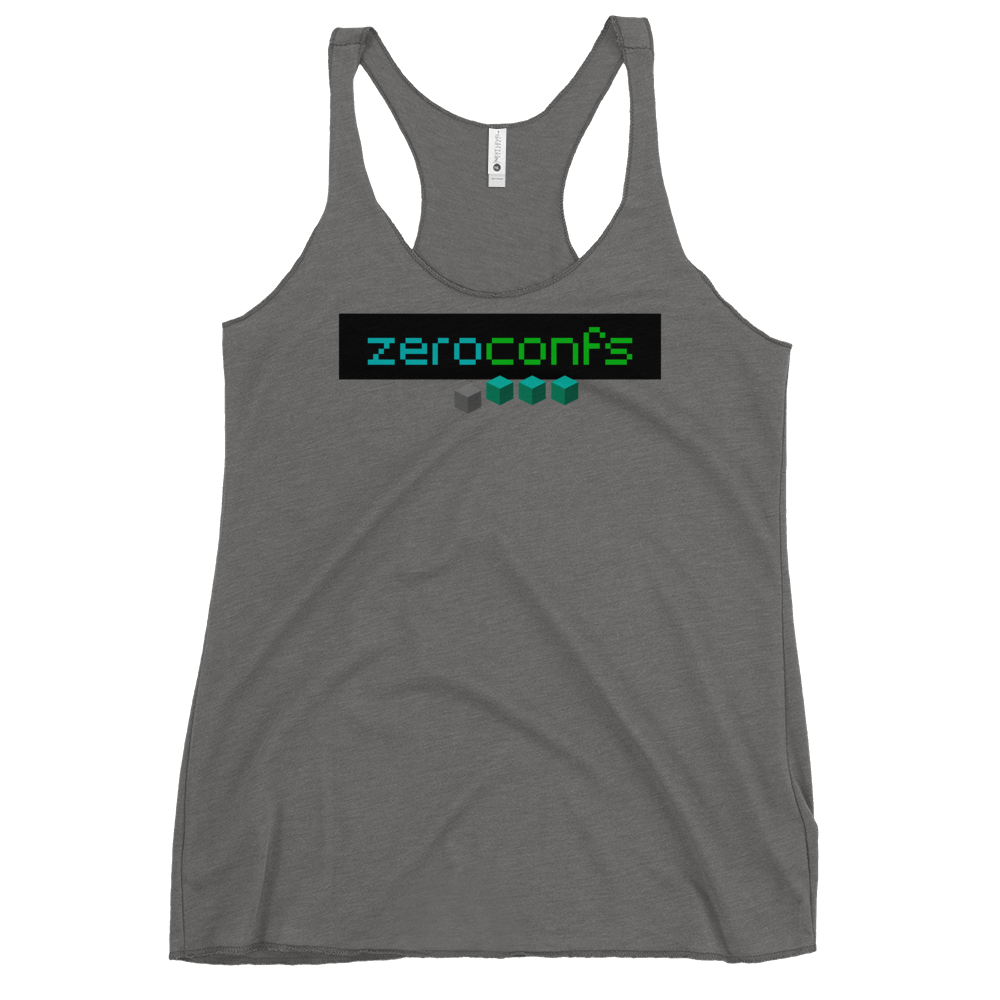 Zeroconfs.com Women's Racerback Tank  zeroconfs Premium Heather XS 