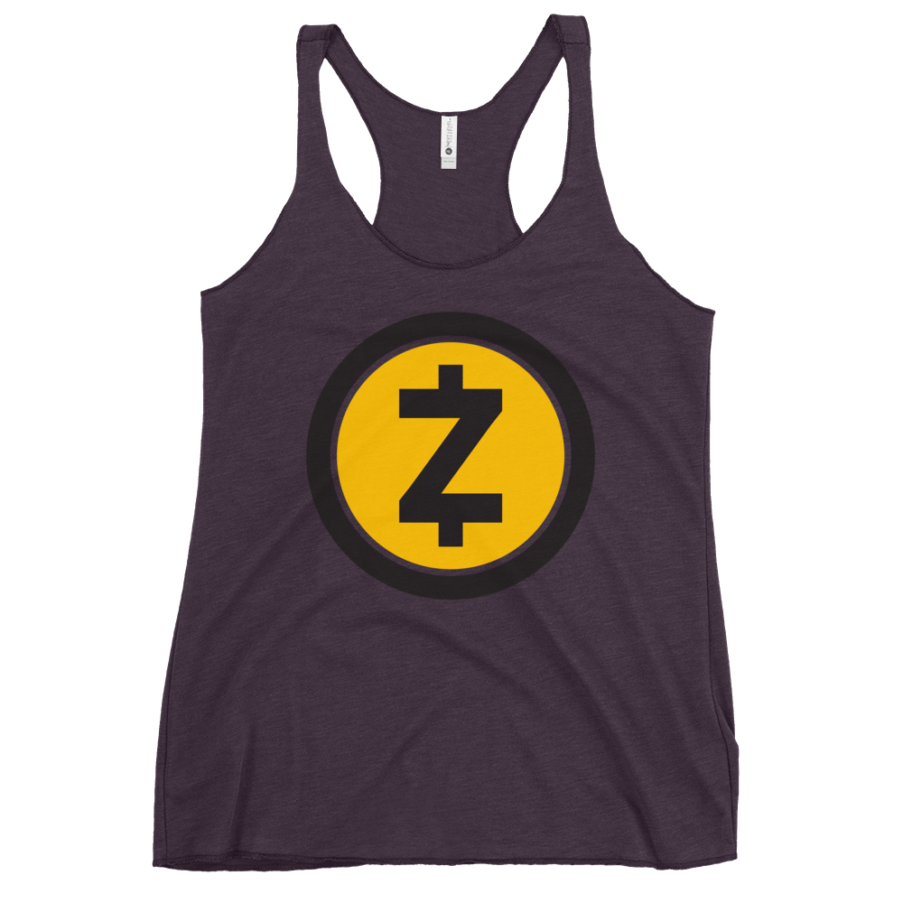 Zcash Women's Racerback Tank  zeroconfs Vintage Purple XS 