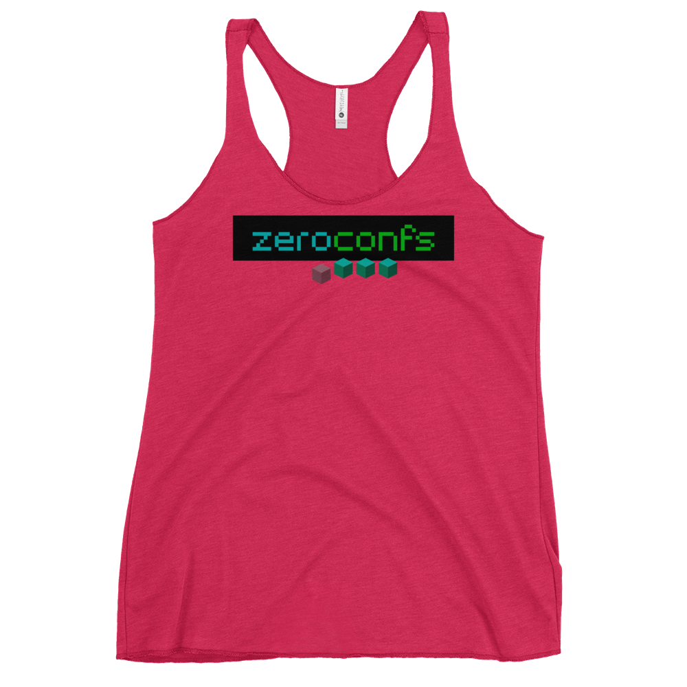 Zeroconfs.com Women's Racerback Tank  zeroconfs Vintage Shocking Pink XS 
